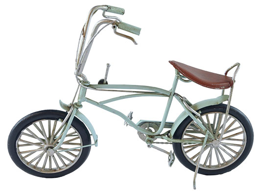 Old Kids Bike Repro Metal Model - Click Image to Close